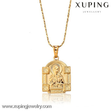 31934 Xuping 18k gold plated religious pendant for Christmas Gifts